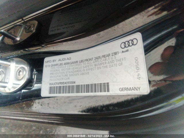 Audi A5 PREMIUM 2014 WAUCFAFRXEA033304 Image 9