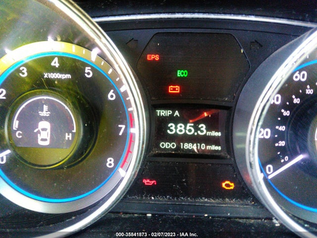2012 HYUNDAI SONATA GLS PZEV VIN: 5NPEB4AC4CH344602