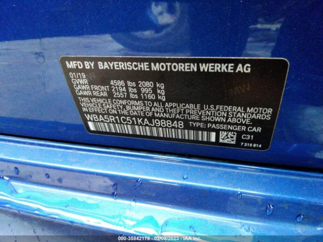 WBA5R1C51KAJ98848 BMW 3 Series 330i