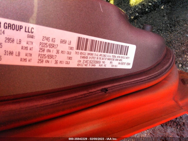 2C4RC1BG2ER398050 Chrysler Town & Country Touring
