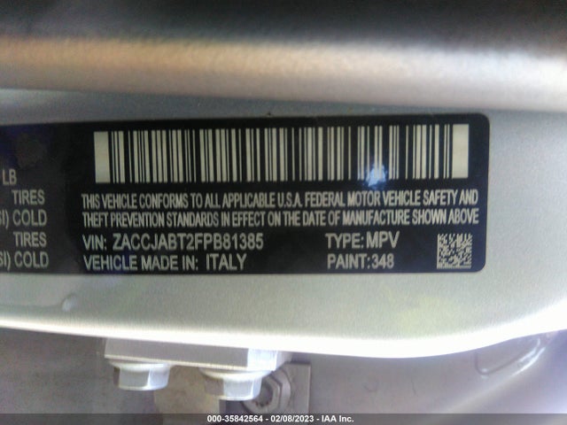 2015 Jeep Renegade, VIN: ZACCJABT2FPB81385