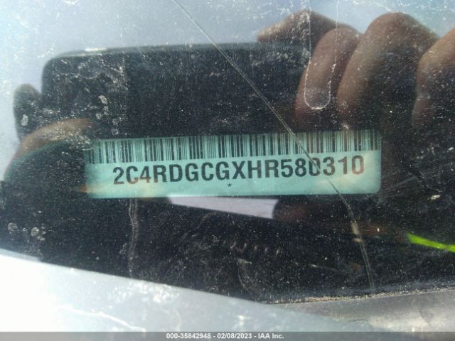 2C4RDGCGXHR580310 Dodge Grand Caravan Sxt