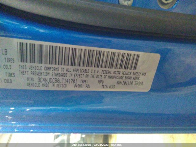 3C4NJDCB0LT141701 Jeep Compass Limited