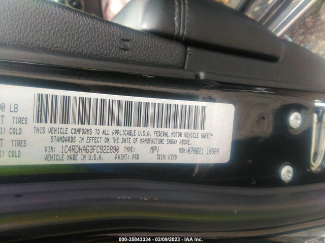 Dodge Durango Sxt 2015 1C4RDHAG3FC922890 Image 9