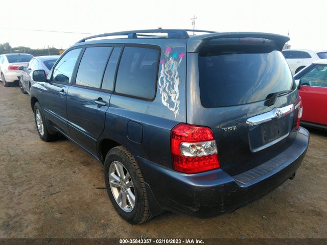 2006 TOYOTA HIGHLANDER HYBRID VIN: JTEDW21A860007589