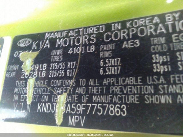 KNDJP3A59F7757863 KIA SOUL +