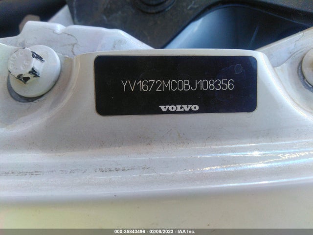 2011 VOLVO C70 VIN: YV1672MC0BJ108356