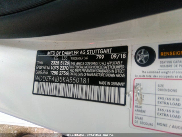 Mercedes-Benz E-class E 300 2019 WDDZF4JB5KA550181 Image 9
