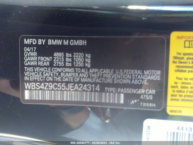 BMW M4 2018 WBS4Z9C55JEA24314 Image 9