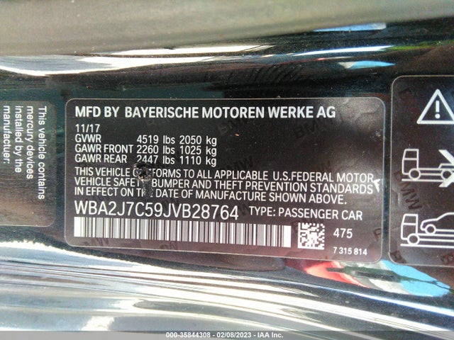 2018 BMW 2 Series, VIN: WBA2J7C59JVB28764