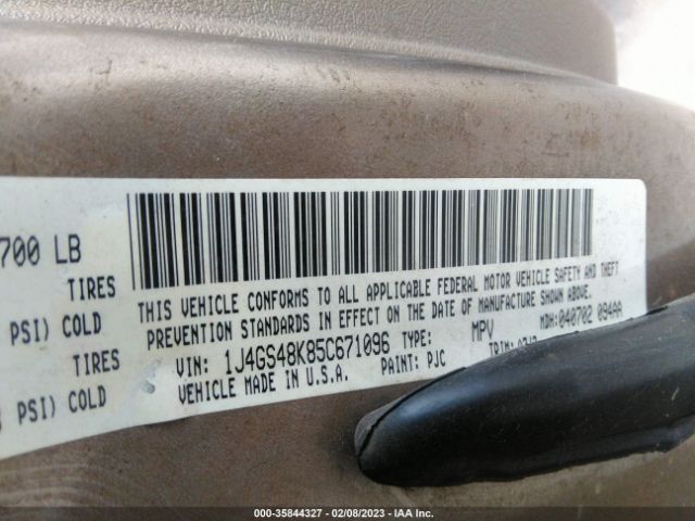 1J4GS48K85C671096 Jeep Grand Cherokee Laredo