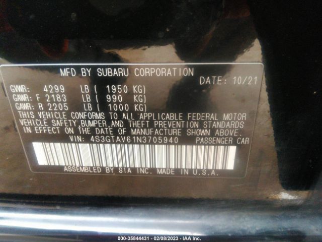 4S3GTAV61N3705940 Subaru Impreza Premium
