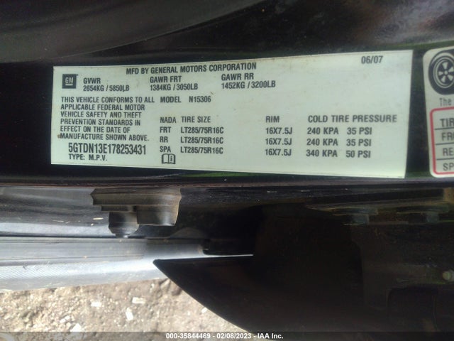 5GTDN13E178253431 Hummer H3 SUV