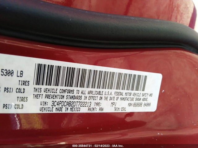 Dodge Journey American Value Pkg 2013 3C4PDCAB2DT722213 Image 10