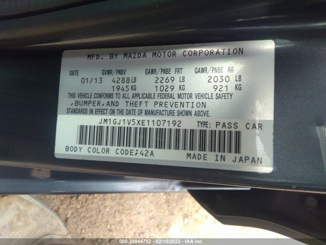 Mazda Mazda6 I Touring 2014 JM1GJ1V5XE1107192 Image 10