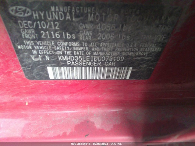 Hyundai ELANTRA GT 2013 KMHD35LE1DU073109 Image 9