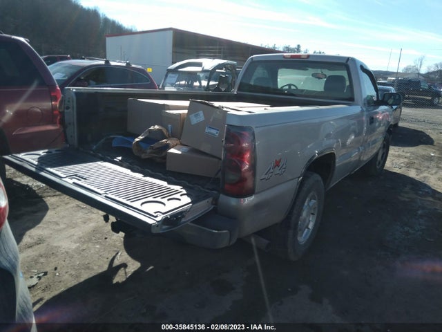 2005 CHEVROLET SILVERADO 1500 WORK TRUCK VIN: 1GCEK14V75Z165980