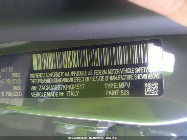 ZACNJABB7KPK91517 Jeep Renegade Latitude