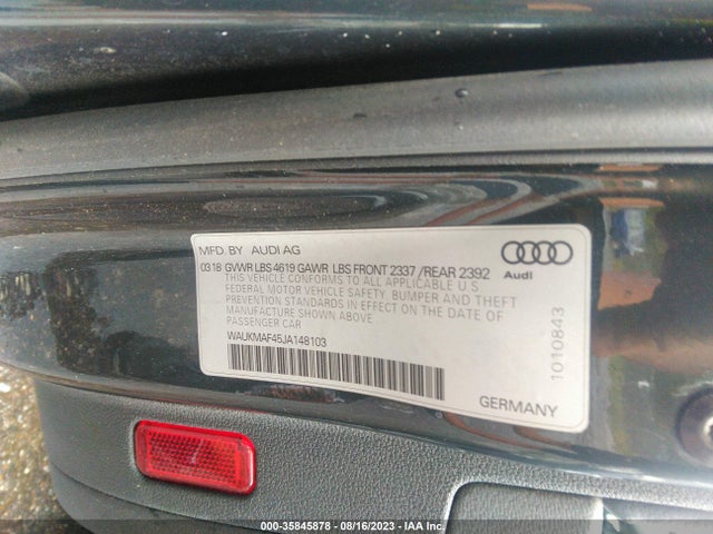 WAUKMAF45JA148103 Audi A4 Premium/tech Premium
