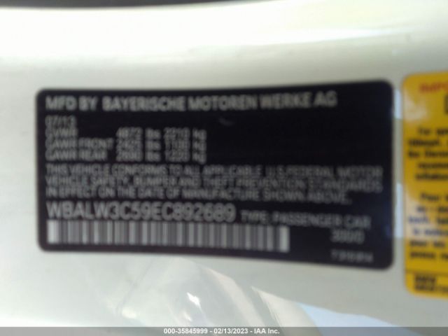 WBALW3C59EC892689 BMW 6 Series 640i