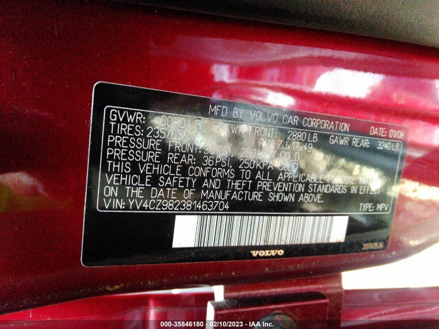 Volvo Xc90 I6 2008 YV4CZ982381463704 Image 10