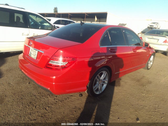 2012 MERCEDES-BENZ C-CLASS C 250 VIN: WDDGF4HB3CR212830