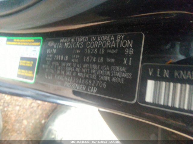KNADH4A39A6682706 KIA RIO LX