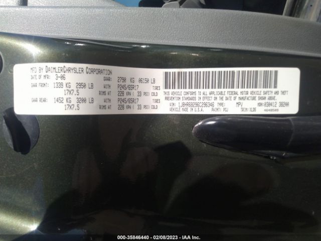 1J8HR68296C296346 Jeep Grand Cherokee Overland
