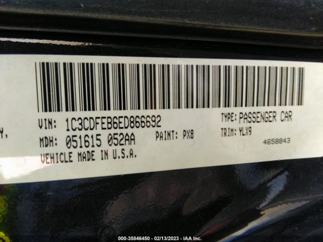 1C3CDFEB6ED866692 Dodge DART GT