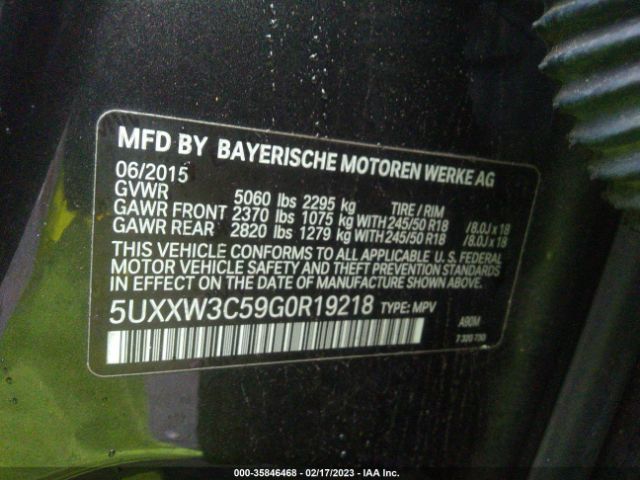 5UXXW3C59G0R19218 BMW X4 Xdrive28i