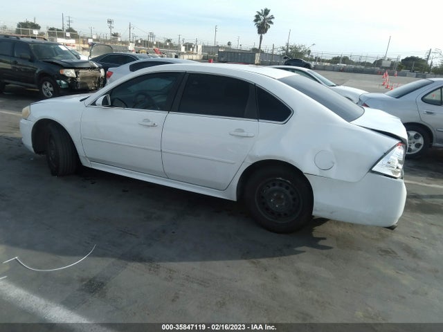 2011 CHEVROLET IMPALA POLICE POLICE VIN: 2G1WD5EM4B1256942