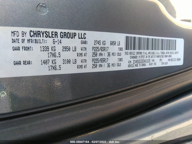 Dodge Grand Caravan R/t 2014 2C4RDGEG5ER431635 Image 9