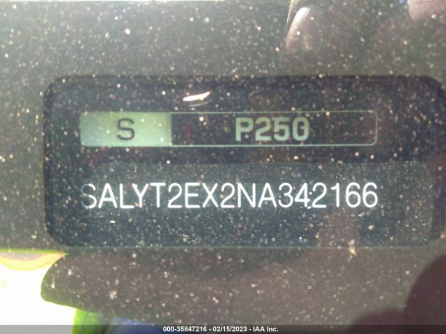SALYT2EX2NA342166 Land Rover Range Rover Velar R-dynamic S