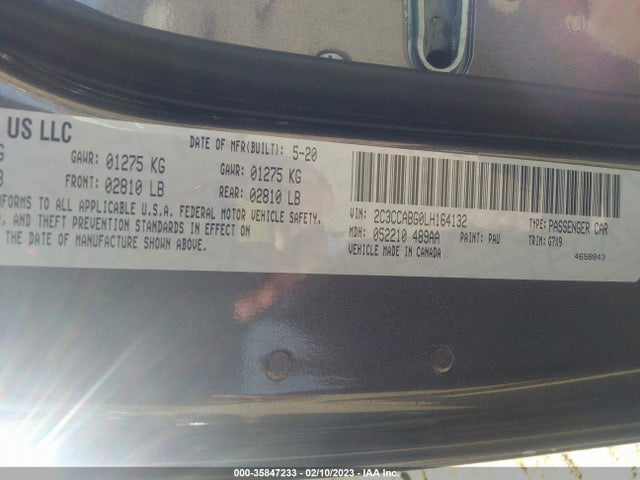 Chrysler 300 300s 2020 2C3CCABG0LH164132 Image 9
