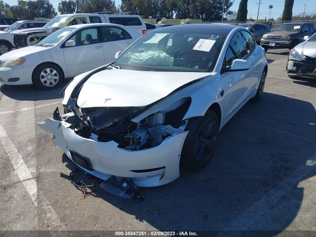 Tesla Model 3 Long Range 2021 5YJ3E1EB9MF869427 Image 2