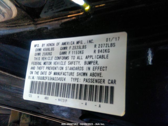19UUB2F55HA004904 Acura Tlx V6 W/technology Pkg
