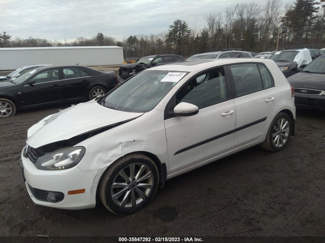2012 VOLKSWAGEN GOLF TDI W/TECH PKG VIN: WVWDM7AJ2CW116615