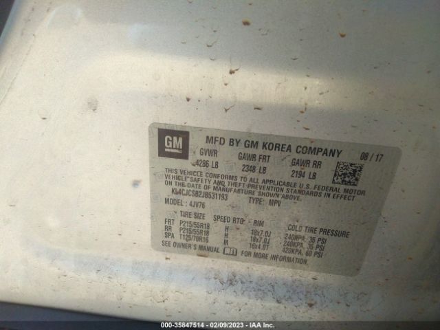 KL4CJCSB2JB531193 Buick Encore Essence
