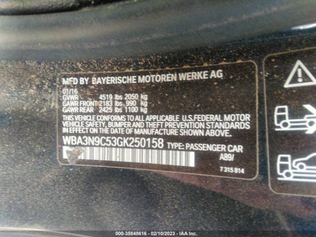 WBA3N9C53GK250158 BMW 4 Series 428i Xdrive