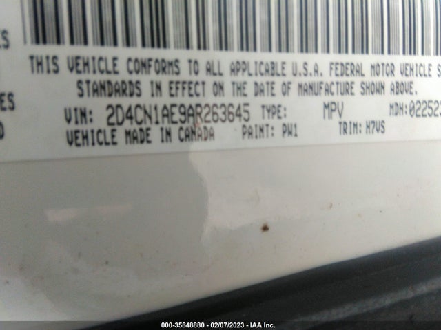 Dodge GRAND CARAVAN C/V 2010 2D4CN1AE9AR263645 Image 10