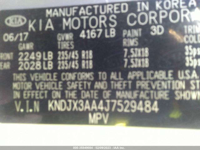 KNDJX3AA4J7529484 KIA Soul !