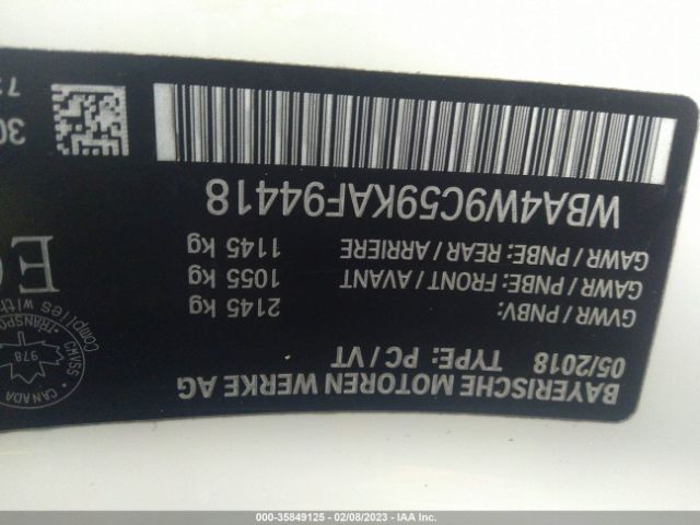 WBA4W9C59KAF94418 BMW 4 Series 440i Xdrive