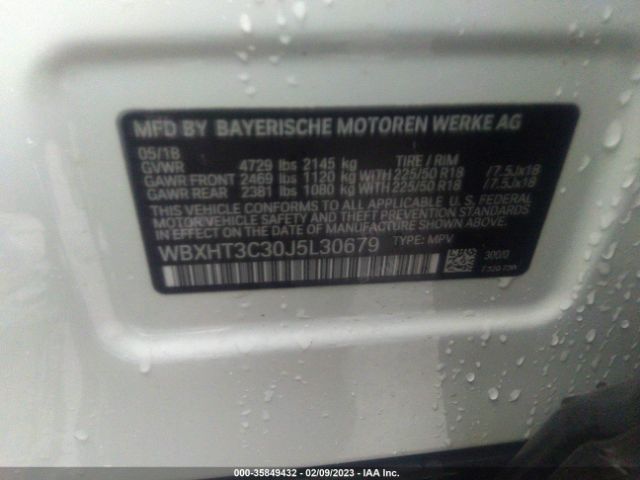 WBXHT3C30J5L30679 BMW X1 Xdrive28i