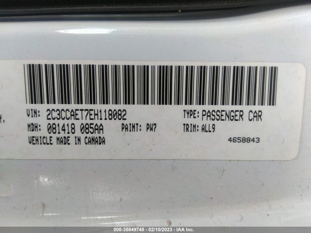 Chrysler 300 300c 2014 2C3CCAET7EH118082 Image 10