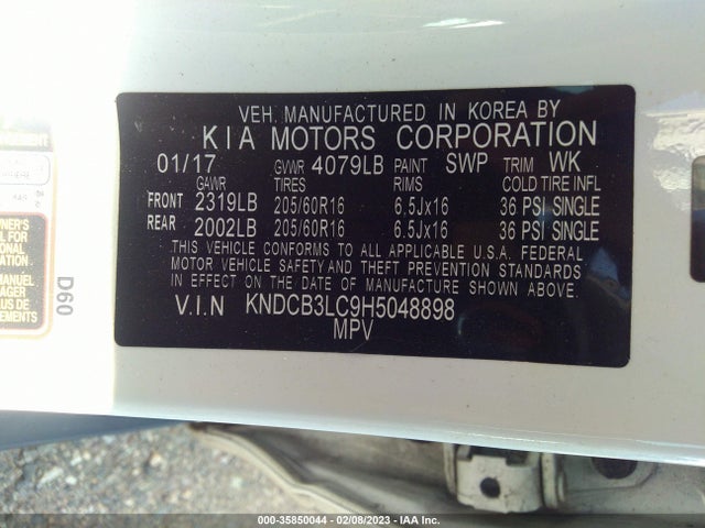 2017 Kia Niro, VIN: KNDCB3LC9H5048898