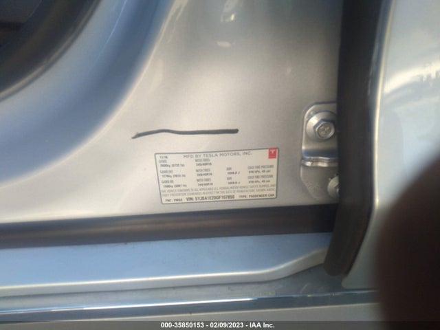 2016 Tesla Model S, VIN: 5YJSA1E20GF167850