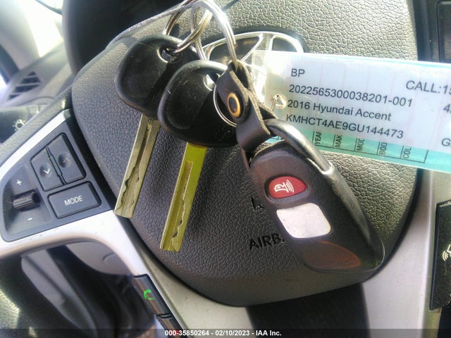 2016 Hyundai Accent, VIN: KMHCT4AE9GU144473