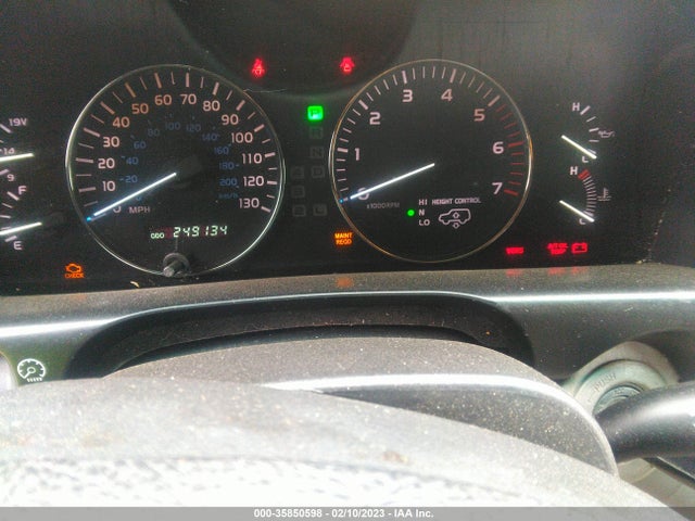 2004 LEXUS LX 470 VIN: JTJHT00W043537967