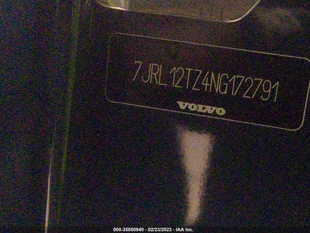 2022 Volvo S60, VIN: 7JRL12TZ4NG172791