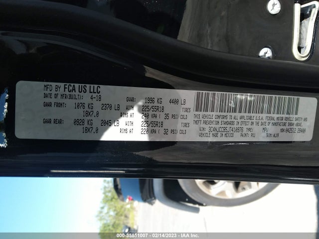 Jeep Compass Limited 2018 3C4NJCCB5JT410976 Image 9